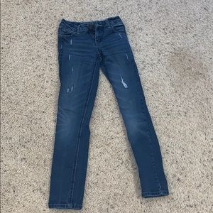 mid rise super skinny jeans from justice